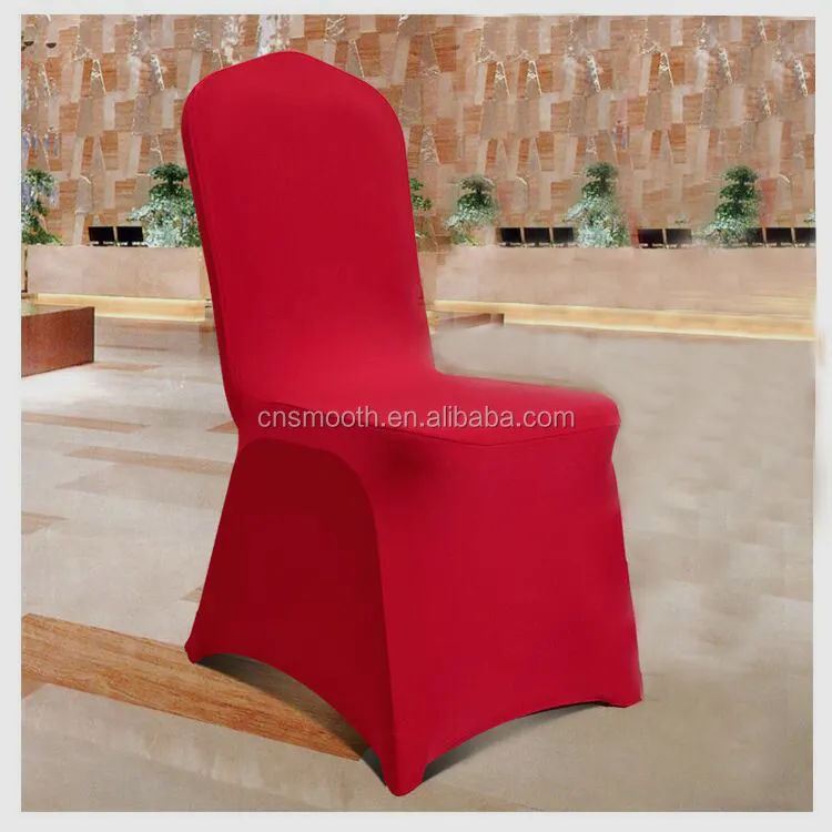 Universal Spandex Red Chair Cover for Wedding Decoration