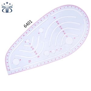 CZ-32 multifonctionnel courbe motif maître tailleur échelle couette en plastique patchwork règle ensemble/6460/6040/3220/6401 - Product Image 3