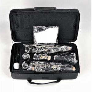 Sistema cinese 17 chiave Bohem Bb <span class=keywords><strong>clarinetto</strong></span> nero opaco corpo in bachelite gomma dura in nichel placcato <span class=keywords><strong>clarinetto</strong></span> Woodwind strumento musicale - Product Image 5