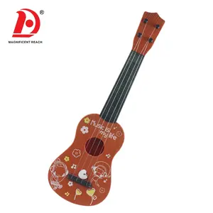 Huada Kinderen Voorschoolse Muziekinstrument Zeefdruk Eco Plastic Kid Mini Gitaar Speelgoed