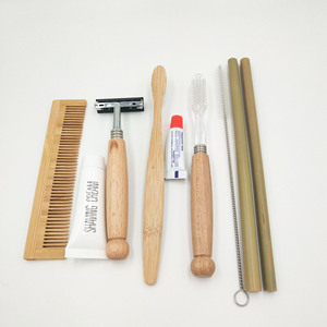 Set di pettine di bambù eco-friendly con Logo personalizzato con Laser e tipi di pettine comuni - Product Image 4