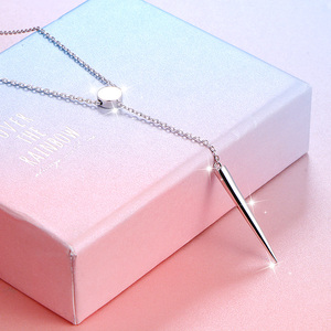 <span class=keywords><strong>Alibaba</strong></span> In China Populaire Stijl 925 Sterling Zilveren Drie Layer Ketting Voor Meisjes - Product Image 5