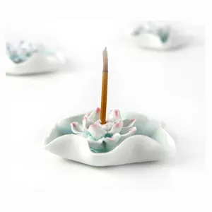 Houseful fragrance lotus ceramic incense burner