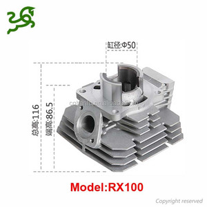 Kit de cylindre de moto de refroidissement par Air, diamètre d'alésage 50mm <span class=keywords><strong>RX100</strong></span> - Product Image 4