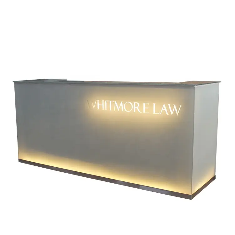 Современный светодиодный светильник для офиса, ресторана, стеклянная стойка регистрации