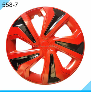 Tapa Central de Rueda de Coche de Neón de 13/14 Pulgadas, PP/ABS, Precio de Fábrica, Nuevo Molde, <span class=keywords><strong>Tapacubos</strong></span> de Auto Bicolor de 15 Pulgadas <span class=keywords><strong>con</strong></span> Anillo de Hierro - Product Image 3