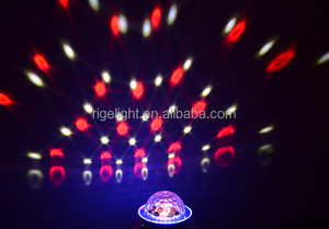 3x3w RGB OVNI de cristal mágica bola mágica de cristal LED automático de apoyo sonido activo DMX modo de control - Product Image 4