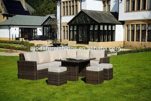 Modern Weather-Resistant PE Wicker <strong>Rattan</strong> Modular Outdoor Garden <strong>Corner</strong> Sofa <strong>Set</strong> for Hotel Villa &amp; Park Use - Product Image 5