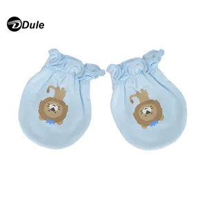 201903, детские перчатки синего цвета, Зимние перчатки для новорожденных и малышей