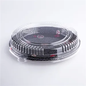 Clear Deksel Wegwerp Plastic Ronde Sushi Verpakking