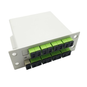 1x16 SC UPC APC LGX 박스 PLC 광 분배기 단일 모드 <span class=keywords><strong>gpon</strong></span> 1x16 plc 분배기