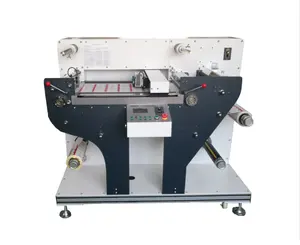 Etiqueta de papel digital rotativa vd320, máquina de corte