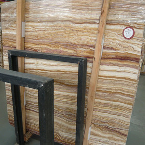 Rétro-éclairé table à manger dalle tuiles <span class=keywords><strong>prix</strong></span> jaune <span class=keywords><strong>orange</strong></span> veine onyx marbre - Product Image 1