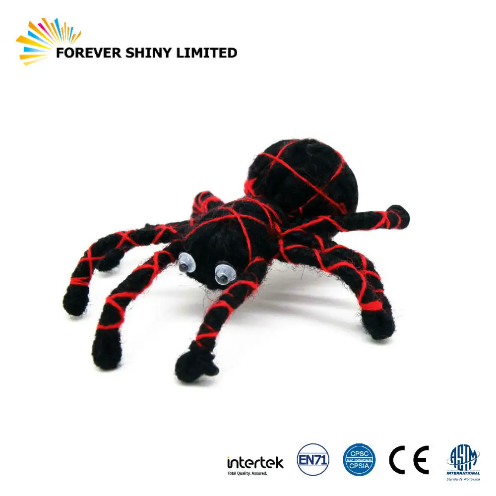 OEM ODM Bulk Novelty Small Capsules Toys String Insects Spider Voodoo Dolls for Vending Machines