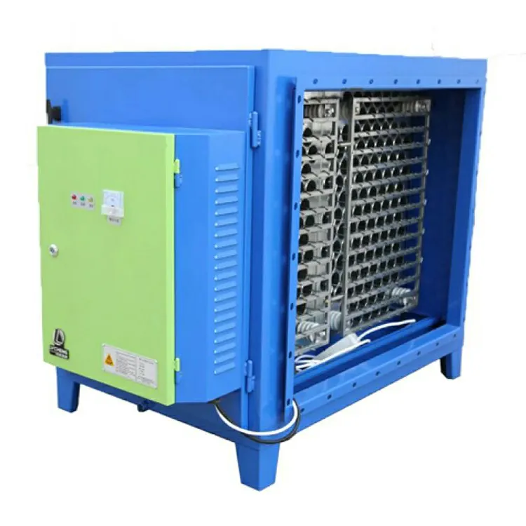 Lvcheng Electrostatic Cooking Greasy Gas Filter Kitchen Ecology Unit fume extraction systems