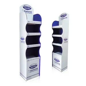 HOT Free New Custom Design Hochwertige Promotion Recycelbarer Karton Pos Floor Display Milchpulver