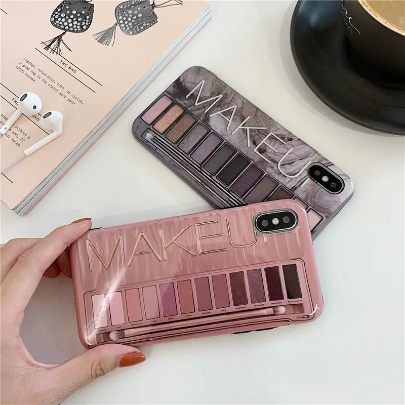 Koreaanse Stijl Make Ontwerp Back Cover Telefoon Gevallen voor iPhone X XS Max XR 6 7 8 plus