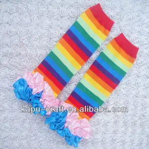 arco iris de la moda niño polainas