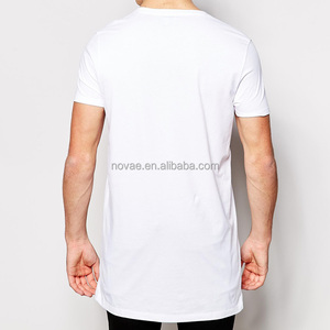 Di cotone a buon mercato vuoto mens extra lunga durata t- shirt - Product Image 3