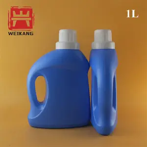 Food Grade Plastic 1L 2L 3L 5L Pe Vloeistof Wasserij Lege Fles Schoonmaakmiddel