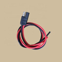 Konektor SAE 2 Pin Quick Disconnect PA66 12V Kabel Harness Otomatis untuk Baterai EV