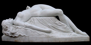 <strong>Marble</strong> Nude Man and Woman <strong>Statue</strong> - Product Image 4