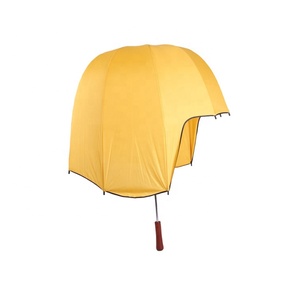 Bán Hàng Nóng Nhà Máy Phổ Biến Thiết Kế Mới Windproof Không Ướt CHA Mẹ-con Xe Đạp Và Xe Máy Fancy Mũ Bảo Hiểm Ô - Product Image 3