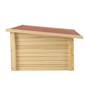Abri de jardin en bois pour tondeuse à gazon robotisée, <span class=keywords><strong>garage</strong></span>, carport, toit incliné - Product Image 4