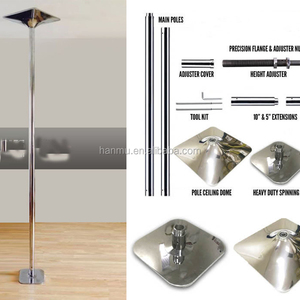 Kit de poteau de danse à <span class=keywords><strong>base</strong></span> carrée statique et rotative pour l'exercice à domicile - Product Image 5