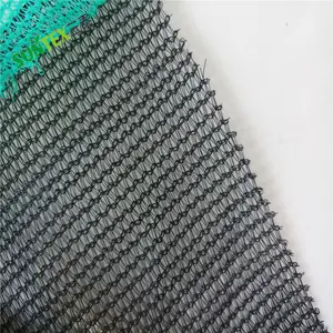 80% Zwart Hdpe Schaduw Netto Voor Agrarische Kas In Maleisië, 100gsm Plastic Mono Zon Screen Shading Doek 12M * 65M