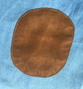 ファッションシャツ肘パッチ付き男性石洗浄デザイナーデニムシャツ - Product Image 4