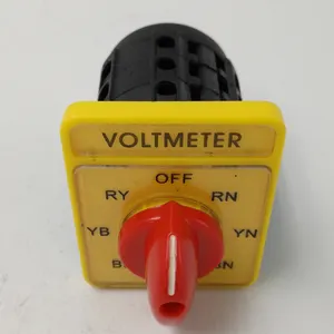 Voltmètre commutateur sélecteur rotatif, électrique, 3 pôles, 7 positions, commutateur de caméra, commutateur