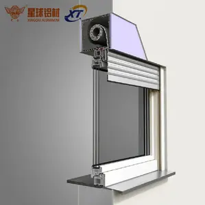 標準アルミニウム自動窓シャッタープロファイル住宅用