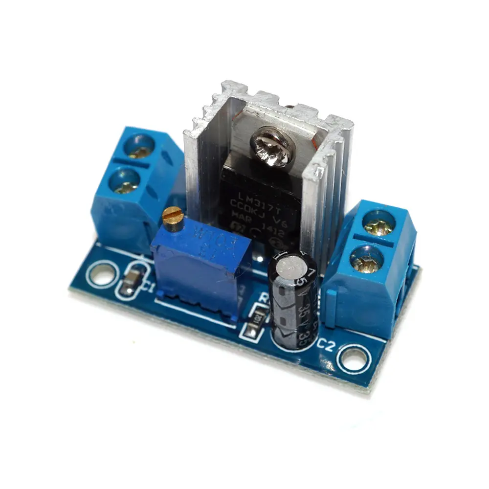 LM317 DC-DC Converter Buck Step Down Board Module Regulator Adjustable Voltage Power Supply Display Racks