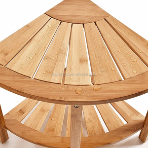 <span class=keywords><strong>Banc</strong></span> de <span class=keywords><strong>douche</strong></span> d'angle en <span class=keywords><strong>bois</strong></span> de bambou - Product Image 5