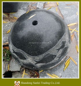 <span class=keywords><strong>Fontaine</strong></span> rotative de jardin grise, surface polie, utilisée pour la décoration - Product Image 3