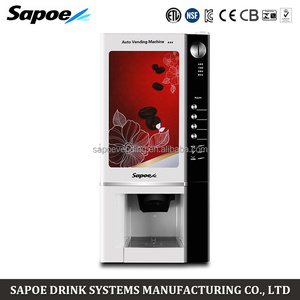 Suministro directo de fábrica 3 selecciones de bebidas automático moneda máquina de café caliente - Product Image 2