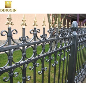 Trung Quốc Thiết Kế Mới Chất Lượng Tốt Nhất Ngoài Trời Bột Tráng Trang Trí Kim Loại Thép Rèn Sắt Hàng Rào Panels Cho Sân Vườn Trang Trại - Product Image 2