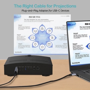 USB C để HDMI cáp <span class=keywords><strong>2</strong></span> mét, USB Loại C Thunderbolt 3 cổng Để HDMI 4K cáp cho New Macbook Pro, Nintendo và nhiều hơn nữa - Product Image 5
