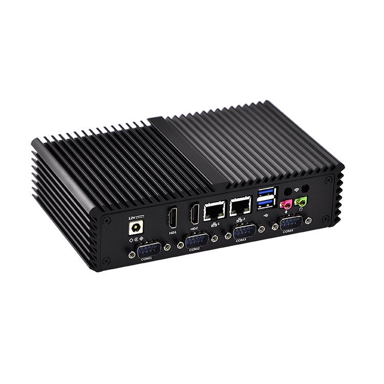 KANSUNG брандмауэр безвентиляторный Linux Win7/8/10 Dual Lan I3 I5 6 Usb 6 Com-Rs232 мини-ПК поддержка Aes-Ni