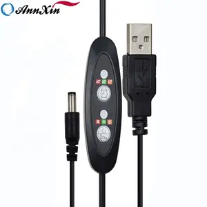 USB zu 5.5*2.1/3.5*1.35mm DC thermostat timing drei-geschwindigkeit schalter control kabel