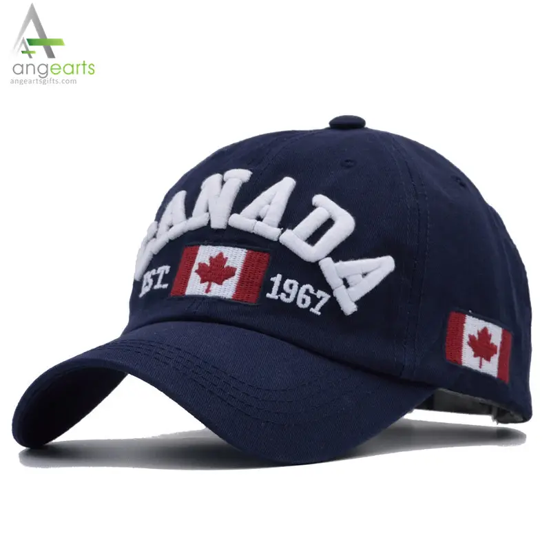 Cotton Gorras Canada Baseball Cap Flag Of Canada Hat Snapback Adjustable Mens Baseball Caps Brand Snapback Hat