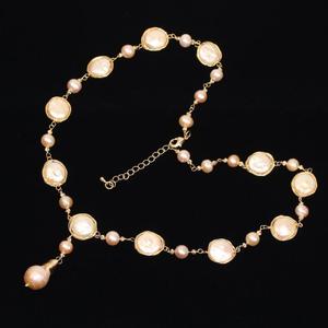 2019 <span class=keywords><strong>el</strong></span> más nuevo agua fresca barroco joyería de las mujeres collar de perlas - Product Image 6