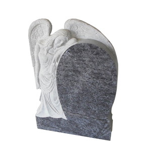 Синяя гранитная надгробия Vizag, цены на памятники ангела кладбища - Product Image 1