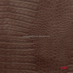 8AQ Crocodile grain couro decorativo estofos em vinil PVC com impressão de pulverização - Product Image 5