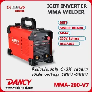 Sıcak satış İyi kalite dc inverter mma kaynakçı ekipmanları kaynak makinesi zx7-200