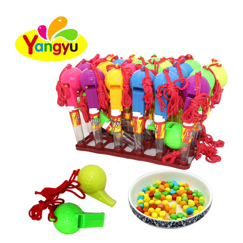 Футбольный свисток, пластиковые игрушки с сияющей пластиковой дешевой игрушкой из Китая