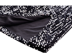 Faldas elegantes con purpurina hasta la rodilla de lentejuelas <span class=keywords><strong>Vintage</strong></span> transpirables de verano para mujer - Product Image 5