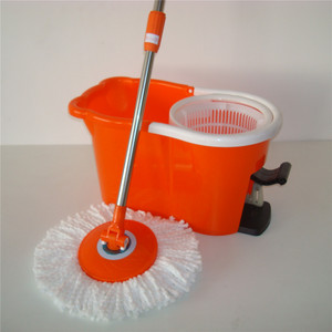 Walmart Audit D'usine Approuvé Microfibre Vadrouille Tête 4 Appareils 360 Magie Spin Mop Seau avec Pied Pédale - Product Image 5