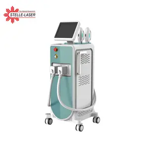 2 alças de depilação IPL / SHR / E-light e ND: Yag Laser